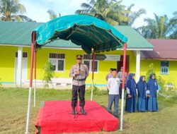 Kapolsek Simpang Kiri Sampaikan Kamtibmas Kepada Siswa Raudhatul Jannah
