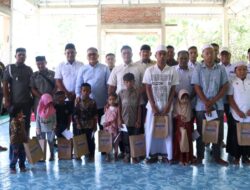 Peringati Maulid Nabi, Satpol PP dan WH Aceh Besar Tebar Kepedulian Sosial
