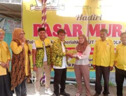Bantu Masyarakat, Golkar Subulussalam Gelar Pasar Murah