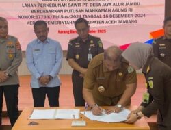 Bupati Aceh Tamiang Terima Aset Eks HGU PT Desa Jaya dari Kejaksaan