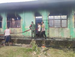 Kebakaran Hanguskan Asrama dan Ruang Belajar di Pesantren Badrul Ulum