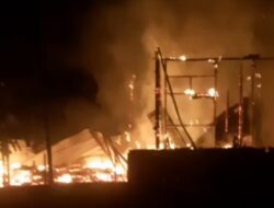 Rumah dan Warung Kopi Ludes Terbakar, Diduga Akibat Korsleting Listrik