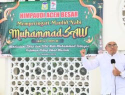 Himpaudi Aceh Besar Gelar Maulid di Masjid Raya Baiturrahman