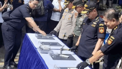 pemusnahan barang ilegal