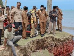 Pantai Pelangi Aceh Timur Tergerus Abrasi Sepanjang 1,2 Kilometer