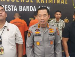 Polresta Banda Aceh Tangkap Dua Pencuri, Satu Pelaku Masih DPO