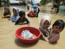 Banjir Meluas, 1.444 Warga di Aceh Utara Mengungsi