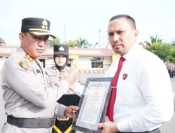 AKBP Ahzan Apresiasi Personel Berprestasi Ungkap Kasus Besar