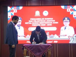 Gubernur Aceh Lantik Jamaluddin sebagai Ketua BRA 2025–2030