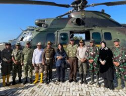 Rombongan Menteri Tinjau Kerusakan Akibat Banjir Bandang di Pidie Jaya