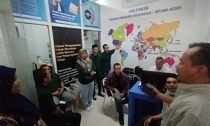 Tujuh Pekerja Migran Asal Aceh Dipulangkan dari Malaysia