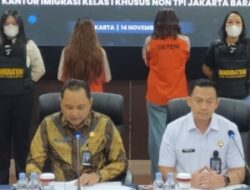 Imigrasi Tangkap Dua WNA Uzbekistan Karena Terlibat Prostitusi Online