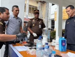 Kejari Aceh Barat Musnahkan Barang Bukti Sabu