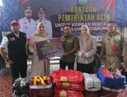 Lhokseumawe Terima Logistik Rp327 Juta untuk Penanganan Banjir