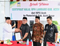 RPH Lambaro Raih Sertifikat Halal Setelah 17 Tahun Proses Berjalan