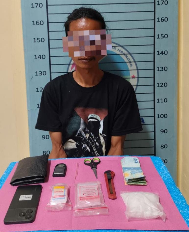 Miliki 92,65 Sabu, Petani Bukit Tusam Ditangkap