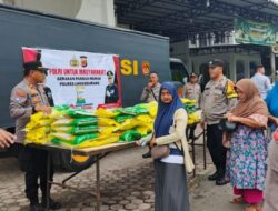 Ribuan Kilogram Beras Ludes Terjual di GPM Polres Lhokseumawe