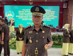 Mohammad Purnomo Satriyadi Resmi Pimpin Kejari Aceh Tenggara