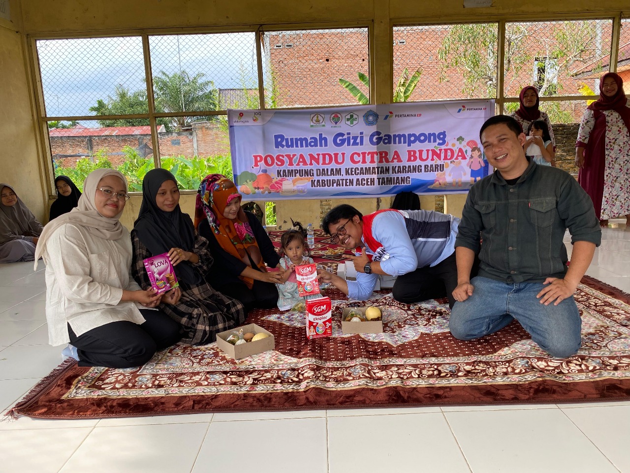 Peringati HKN, Pertamina EP Rantau Dukung Rumoh Gizi Gampong Atasi Stunting