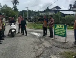 WH dan Polsek Sungai Mas Tegakkan Syariat Islam Lewat Razia Pakaian