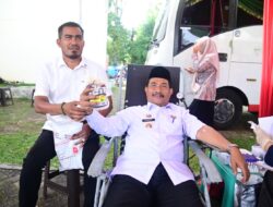 Momentum HUT Aceh Besar Diisi Donor Darah Massal