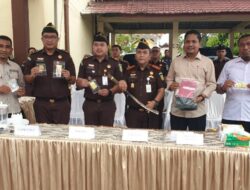 Kejari Abdya Musnahkan Barang Bukti Narkotika dan Kasus ITE
