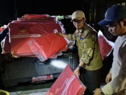 Wali Kota HRB Salurkan Bantuan Kemensos untuk Korban Banjir