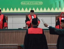Muhammad Alqudri Dilantik sebagai Ketua Pengadilan Negeri Nagan Raya