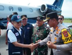 JK Tinjau Pengungsian dan Salurkan Bantuan PMI di Aceh Utara