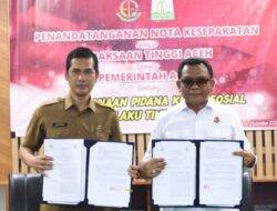 Pidana Kerja Sosial Diterapkan di Aceh, Dorong Keadilan Restoratif