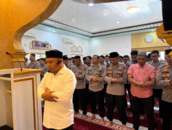 Sholat Ghaib Digelar Polres Aceh Selatan untuk Korban Banjir Aceh