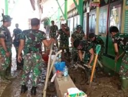 TNI Percepat Pemulihan Sekolah Terdampak Banjir di Meureudu