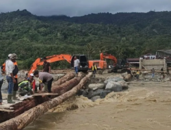 BPJN Bangun Jembatan Darurat di Beutong Ateuh
