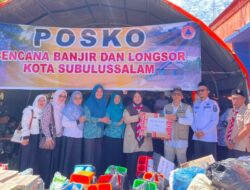 TP PKK Subulussalam Salurkan Bantuan untuk Warga Terdampak Banjir