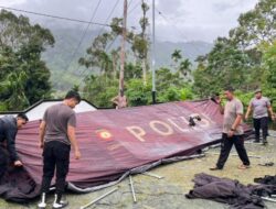 Pascabanjir, Posko Kepolisian Dibangun di Beutong Ateuh Banggalang