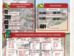 Banjir Aceh Tamiang, Korban Meninggal 85 Jiwa, 159.721 Mengungsi
