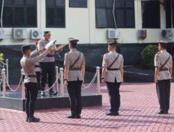 Kasat Samapta dan Kapolsek Kuala Pesisir Resmi Berganti