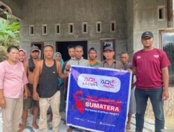 Warga Sumber Makmur Sambut Haru Bantuan Relawan “Divo” Laznas AQL