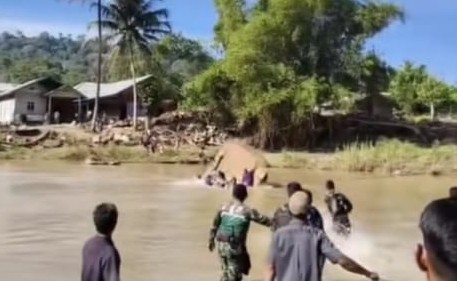 Kunjungi Wilayah Terisolasi, Wagub Aceh Alami Insiden di Sungai Pameu