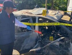 Polisi Masih Dalami Kebakaran Mobil Angkut 10 Jerigen Pertalite