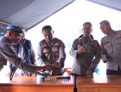 Warga Serahkan Dua Senjata Api Rakitan ke Polisi Bener Meriah
