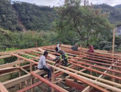 Pascabanjir, Mushola di Uning Mas Dibangun Bersama Babinsa