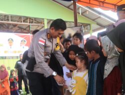 Kapolda Aceh Salurkan Tali Asih dan Trauma Healing di Subulussalam