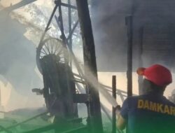 Palong Kayu Warga di Kuta Baro Hangus Terbakar