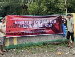 Warga Kuala Batee Tagih Janji Bupati Cabut IUP PT AMP