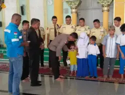 HUT Satpam ke-45, Polres Aceh Barat Santuni Anak Yatim