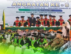 65 Sarjana Dikukuhkan STIT HAFAS di Subulussalam