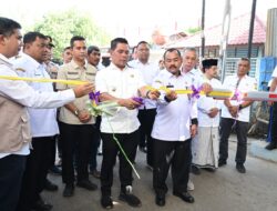 Pasar Induk Lambaro Dibenahi, Portal Parkir Mulai Diberlakukan