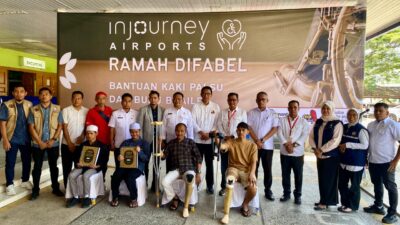 Injourney Airport Salurkan Kaki Palsu dan Al-Qur’an Braille