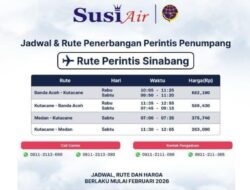 Ini Jadwal dan Tarif Penerbangan Susi Air dari Bandara Alas Leuser